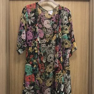 Unicorn Shirley with black background